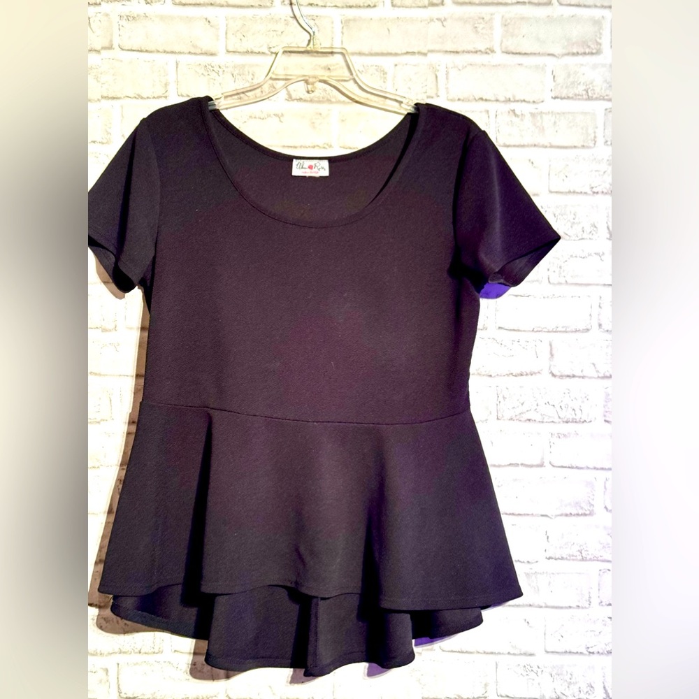 2 for $20 Peplum women’s tunic top with scoop neck